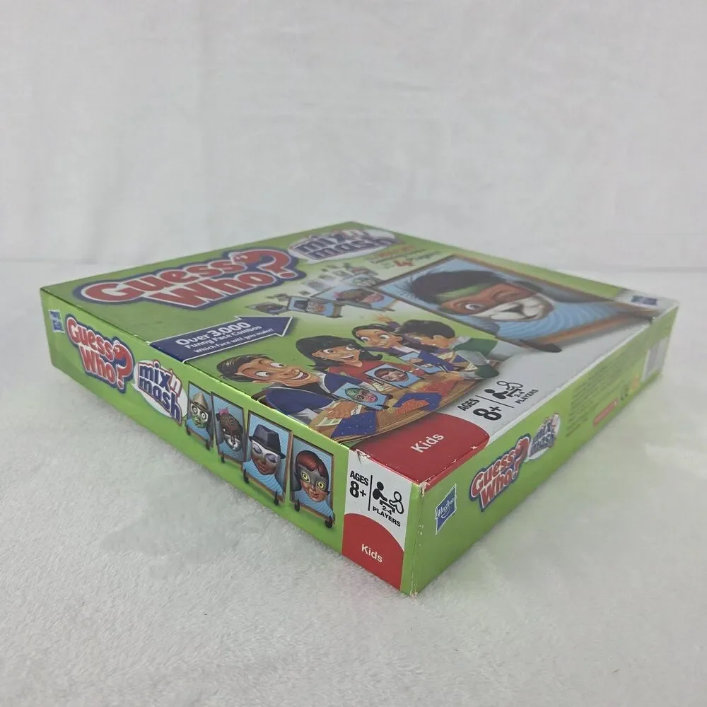 Guess Who? Mix 'N Mash Board Game 2009 Hasbro MB Complete Excellent Condition